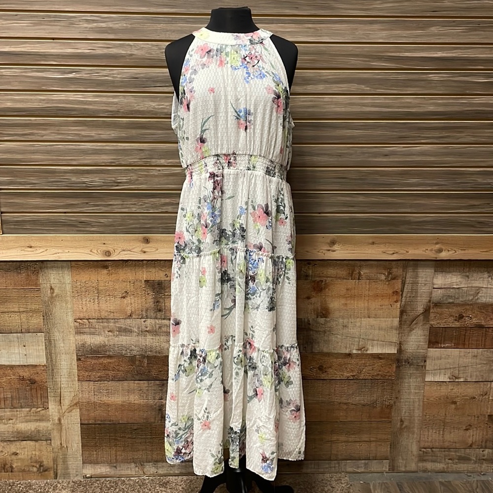 Ted Baker Pergola Tiered Halterneck Midi Dress